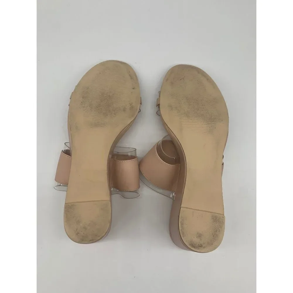 Nanette Lepore Isabel Open Toe Wedge Sandal Size 8
